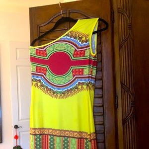 Womens African print dress